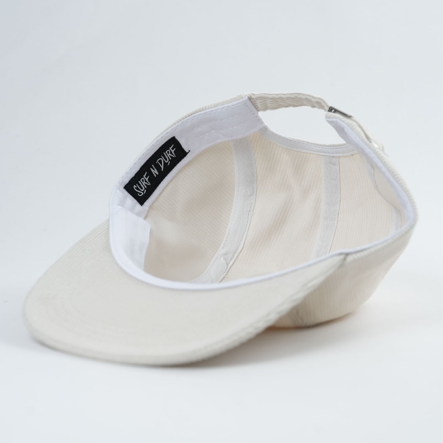 Surf N Durf Eggshell white Courduroy Hat