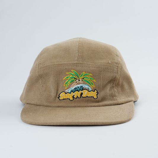 Surf N Durf Coffee Brown Courduroy Hat